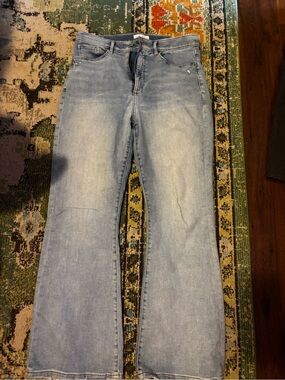 LOFT Light Blue Flare Jeans